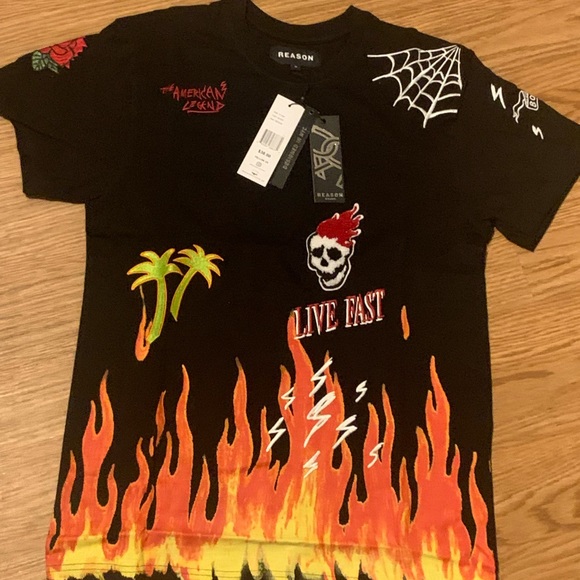 REASON BRAND Shirt - Picture 1 of 2